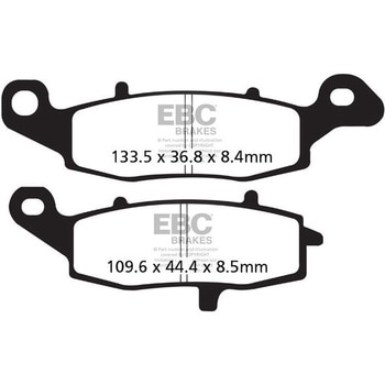 UK製ケブラー オーガニックFAシリーズ ブレーキパッド フロント左側用 EBC Brakes (イービーシーブレーキ)