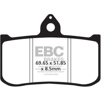 UK製ケブラー オーガニックFAシリーズ ブレーキパッド フロント左側用 EBC Brakes (イービーシーブレーキ)