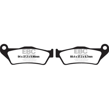 UK製ケブラー オーガニックFAシリーズ ブレーキパッド リア左側用 EBC Brakes (イービーシーブレーキ)