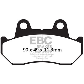 UK製 セミ-シンタリング Vパッド リア左側用 - EBC Brakes (イービーシーブレーキ)