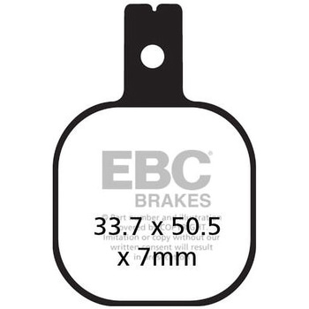 USA製 ダブルHシリーズ シンタリング ブレーキパッド フロント左側用 EBC Brakes (イービーシーブレーキ)