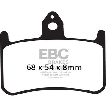 USA製 ダブルHシリーズ シンタリング ブレーキパッド フロント左側用 EBC Brakes (イービーシーブレーキ)