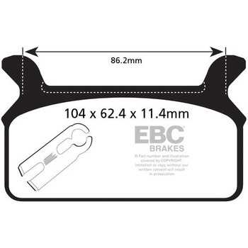 FA201HH USA _uHV[Y V^O u[Lpbh Ap EBC Brakes (C[r[V[u[L) 43848195