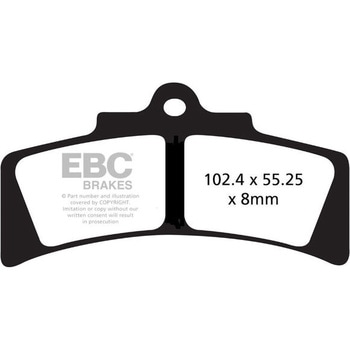 GFA シンタリング Race ブレーキパッド フロント左側用 EBC Brakes (イービーシーブレーキ)