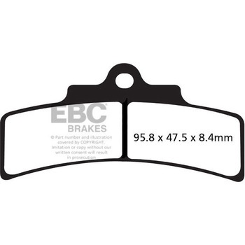 GFA276HH GFA �V���^�����O Race �u���[�L�p�b�h �t�����g�����p EBC Brakes (�C�[�r�[�V�[�u���[�L) 43849288