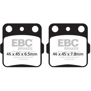 R シリーズ Heavy Duty シンタリング ブレーキパッド フロント左側用 EBC Brakes (イービーシーブレーキ)