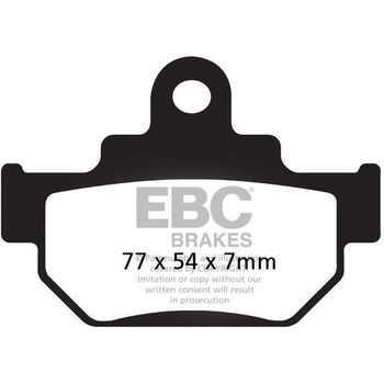 R シリーズ Heavy Duty シンタリング ブレーキパッド フロント左側用 EBC Brakes (イービーシーブレーキ)