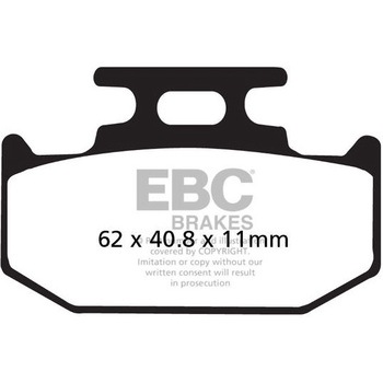 R シリーズ Heavy Duty シンタリング ブレーキパッド リア右側用 EBC Brakes (イービーシーブレーキ)