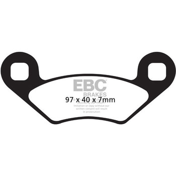 R シリーズ Heavy Duty シンタリング ブレーキパッド フロント左側用 EBC Brakes (イービーシーブレーキ)