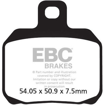 R シリーズ Heavy Duty シンタリング ブレーキパッド フロント左側用 EBC Brakes (イービーシーブレーキ)
