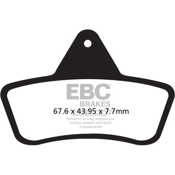 R シリーズ Heavy Duty シンタリング ブレーキパッド フロント左側用 EBC Brakes (イービーシーブレーキ)