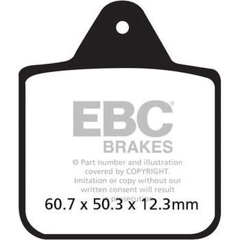 R シリーズ Heavy Duty シンタリング ブレーキパッド フロント左側用 EBC Brakes (イービーシーブレーキ)