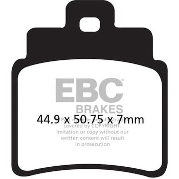 R シリーズ Heavy Duty シンタリング ブレーキパッド リア左側用 EBC Brakes (イービーシーブレーキ)
