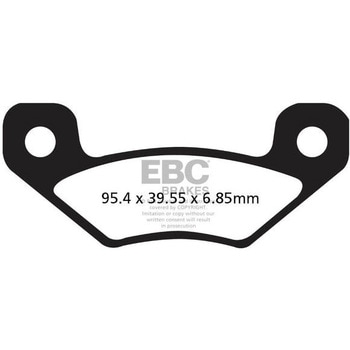 R シリーズ Heavy Duty シンタリング ブレーキパッド フロント左側用 EBC Brakes (イービーシーブレーキ)