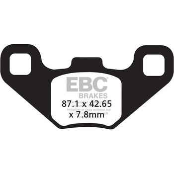 R シリーズ Heavy Duty シンタリング ブレーキパッド フロント左側用 EBC Brakes (イービーシーブレーキ)