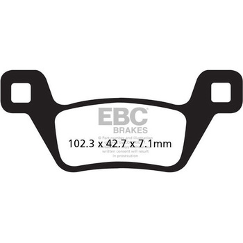 R シリーズ Heavy Duty シンタリング ブレーキパッド リア右側用 EBC Brakes (イービーシーブレーキ)