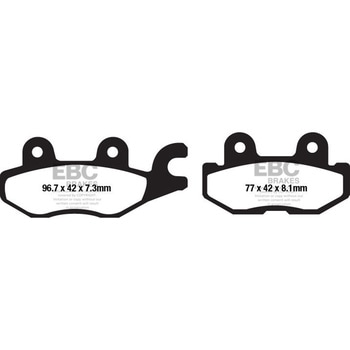 R シリーズ Heavy Duty シンタリング ブレーキパッド リア左側用 EBC Brakes (イービーシーブレーキ)