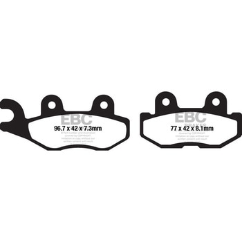 R シリーズ Heavy Duty シンタリング ブレーキパッド リア右側用 EBC Brakes (イービーシーブレーキ)