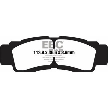 R シリーズ Heavy Duty シンタリング ブレーキパッド フロント左側用 EBC Brakes (イービーシーブレーキ)
