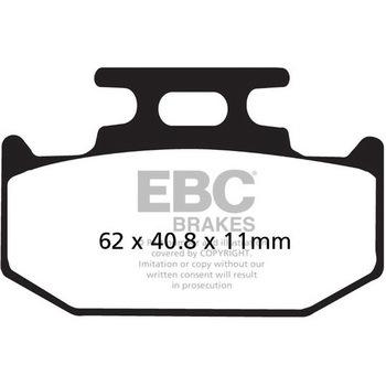 MXS オフロード Raceシンタリング パッド リア右側用 EBC Brakes (イービーシーブレーキ)