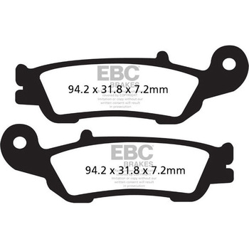 MXS オフロード Raceシンタリング パッド フロント左側用 EBC Brakes (イービーシーブレーキ)