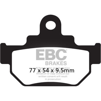 FA106/2TT �J�[�{�� TT �p�b�h Enduro/MX �o�C�N �t�����g�����p EBC Brakes (�C�[�r�[�V�[�u���[�L) 43851948