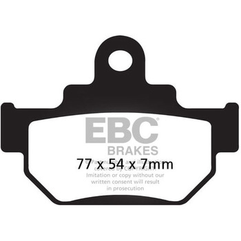 FA106TT �J�[�{�� TT �p�b�h Enduro/MX �o�C�N �t�����g�����p EBC Brakes (�C�[�r�[�V�[�u���[�L) 43851957