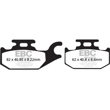 FA413TT �J�[�{�� TT �p�b�h Enduro/MX �o�C�N �t�����g�����p EBC Brakes (�C�[�r�[�V�[�u���[�L) 43852456