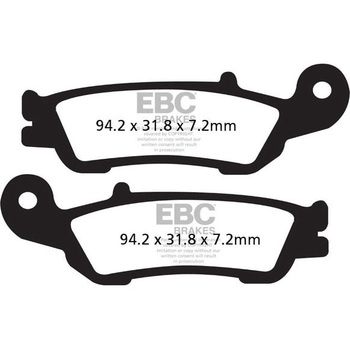 FA450TT �J�[�{�� TT �p�b�h Enduro/MX �o�C�N �t�����g�����p EBC Brakes (�C�[�r�[�V�[�u���[�L) 43852560