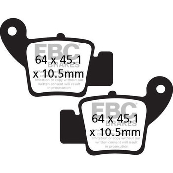 FA634TT J[{ TT pbh Enduro/MX oCN AEp EBC Brakes (C[r[V[u[L) 43852797