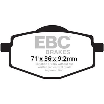 SFA シリーズ スクーター オーガニック パッド リア左側用 EBC Brakes (イービーシーブレーキ)