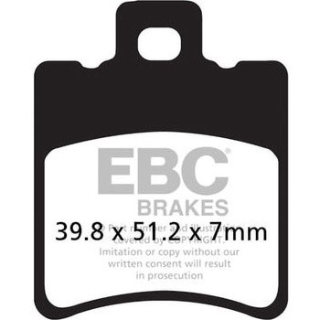 SFA シリーズ スクーター オーガニック パッド フロント左側用 EBC Brakes (イービーシーブレーキ)
