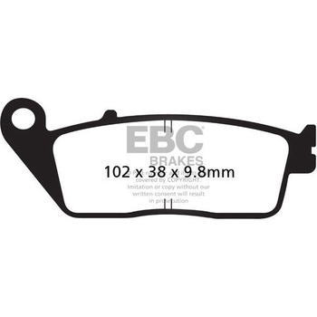 SFA シリーズ スクーター オーガニック パッド フロント左側用 EBC Brakes (イービーシーブレーキ)