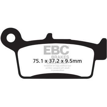 SFA シリーズ スクーター オーガニック パッド フロント左側用 EBC Brakes (イービーシーブレーキ)