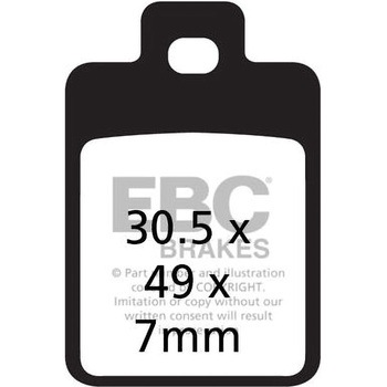 SFA255 SFA V[Y XN[^[ I[KjbN pbh tgp EBC Brakes (C[r[V[u[L) 43853400
