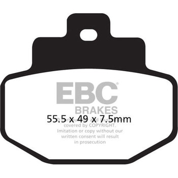 SFA シリーズ スクーター オーガニック パッド リア左側用 EBC Brakes (イービーシーブレーキ)