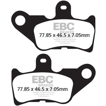 SFA シリーズ スクーター オーガニック パッド フロント左側用 EBC Brakes (イービーシーブレーキ)