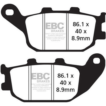 SFA シリーズ スクーター オーガニック パッド リア右側用 EBC Brakes (イービーシーブレーキ)