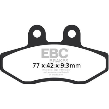 SFA シリーズ スクーター オーガニック パッド フロント左側用 EBC Brakes (イービーシーブレーキ)
