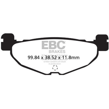 SFA シリーズ スクーター オーガニック パッド リア左側用 EBC Brakes (イービーシーブレーキ)