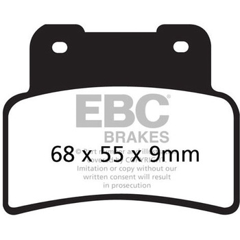 SFA シリーズ スクーター オーガニック パッド フロント左側用 EBC Brakes (イービーシーブレーキ)
