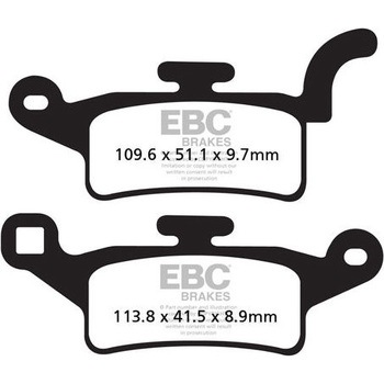 SFA シリーズ スクーター オーガニック パッド フロント左側用 EBC Brakes (イービーシーブレーキ)