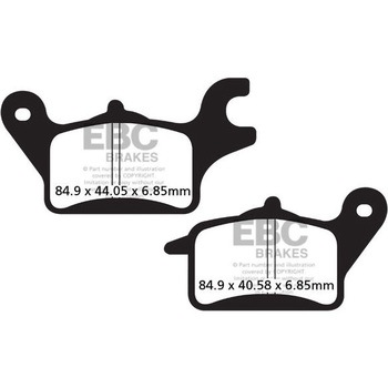 SFA シリーズ スクーター オーガニック パッド フロント右側用 - EBC Brakes (イービーシーブレーキ)
