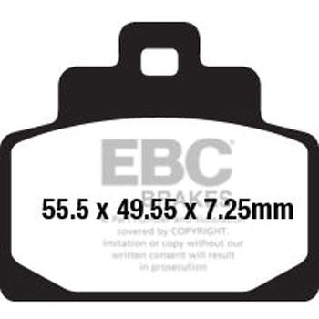 SFA シリーズ スクーター オーガニック パッド リア左側用 EBC Brakes (イービーシーブレーキ)