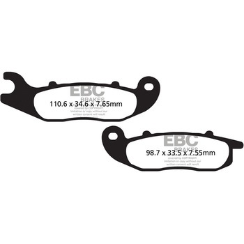 SFA シリーズ スクーター オーガニック パッド フロント左側用 EBC Brakes (イービーシーブレーキ)