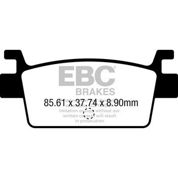SFA シリーズ スクーター オーガニック パッド リア右側用 EBC Brakes (イービーシーブレーキ)