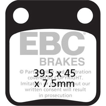 SFAHH シンタリング ScooteR シリーズ パッド フロント左側用 - EBC Brakes (イービーシーブレーキ)