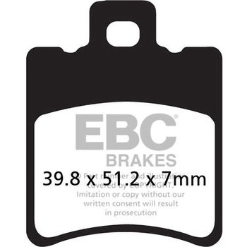 SFAHH シンタリング ScooteR シリーズ パッド フロント左側用 - EBC Brakes (イービーシーブレーキ)