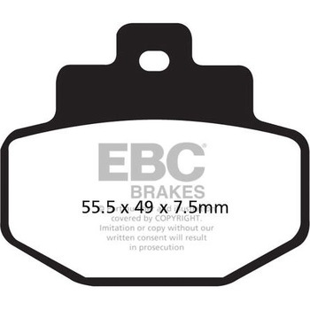 SFAHH シンタリング ScooteR シリーズ パッド リア左側用 EBC Brakes (イービーシーブレーキ)