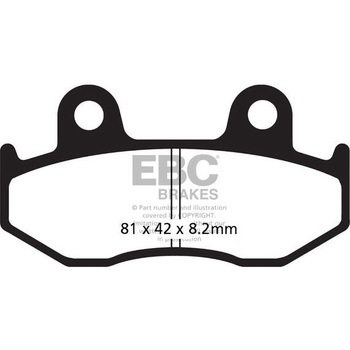 SFAHH シンタリング ScooteR シリーズ パッド リア左側用 EBC Brakes (イービーシーブレーキ)